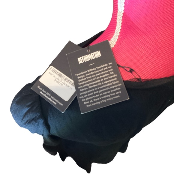 REFORMATION black dress size 4 NWT - Picture 9 of 11